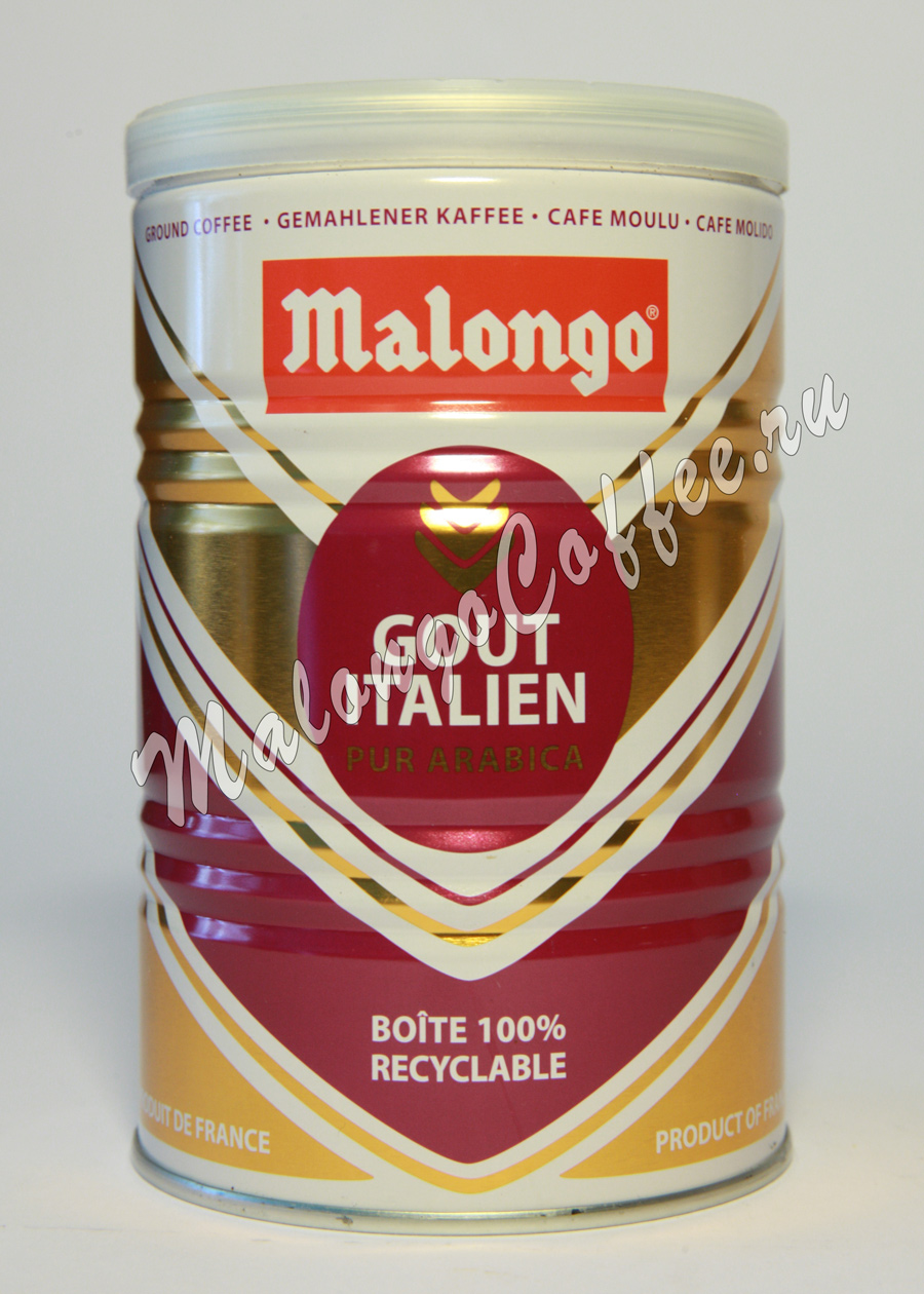 Кофе Malongo молотый Итальянский вкус цена Кофе Malongo молотый Итальянский  вкус купить
