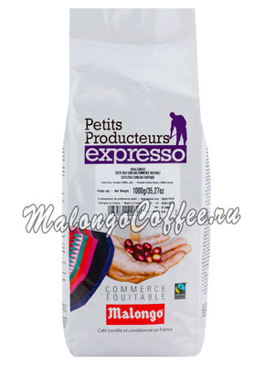 Кофе Malongo в зернах Costa Rica 1 кг